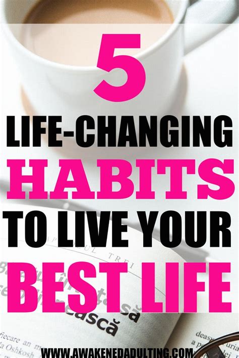 how to live a better life by changing your habits Reader